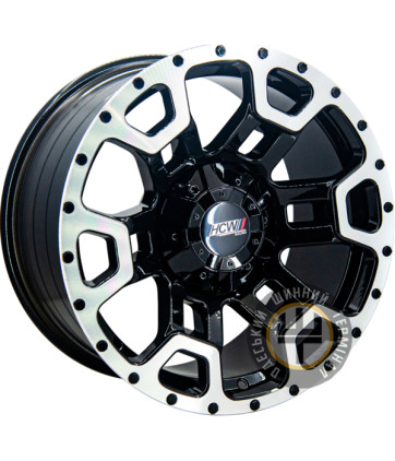 GT 6089 9x17 5x135/139.7 ET12 DIA110.5 Black Mirror Lip Polished