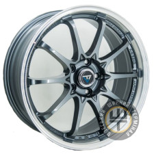 VLF VLF09 8x18 5x112 ET38 DIA66.6 Gun metal lip polish