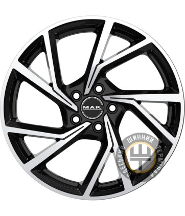 Mak Kassel 8x19 5x114.3 ET40 DIA76 Gloss Black (Черный глянец)