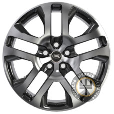 Replica FORGED LR2241 8.5x20 5x120 ET41.5 DIA72.6 Gloss Black Machined Face (Черный глянцевый полированное лицо)