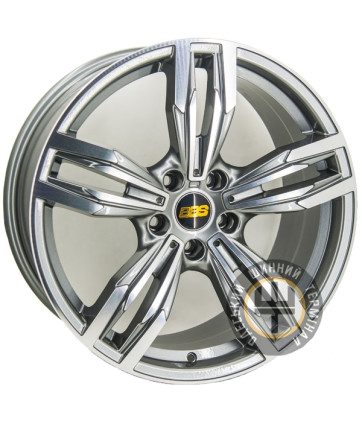 GT 927 8.5x19 5x114.3 ET35 DIA73.1 Серый, полированные спицы и обод