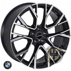 JH A1395 10.5x22 5x120 ET35 DIA74.1 Black polished (Черный с полированной лицевой частью)