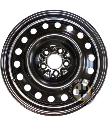 Kapitan Ford 5.5x14 4x108 ET47.5 DIA63.3 Black