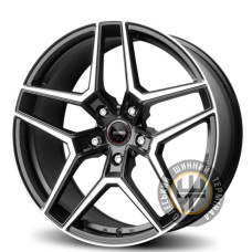 Momo RF-06 9x20 5x114.3 ET64.1 DIA64.1 Black Matt Polished (Черный матовый полированный)