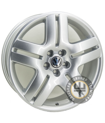 Replica Volkswagen GT ZY768 7x17 5x100 ET38 DIA57.1 Silver (Серебро)