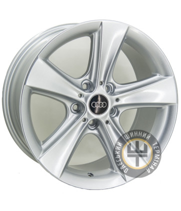 Replica Audi GT ZY788 8x17 5x112 ET25 DIA66.6 Silver (Серебро)