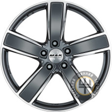 Mak Turismo D-FF 10.5x20 5x130 ET64 DIA71.6 Gun Metallic - Mirror Face