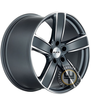 Mak Turismo FF 9x21 5x112 ET26 DIA66.45 Gun Metallic - Mirror Face