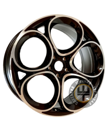 WSP Italy ALFA ROMEO (W262) Sankt Moritz 8.5x20 5x110 ET31 DIA65.1 Gloss_Black_Polish (Черный глянцевый с полированной лицевой порверхностю)