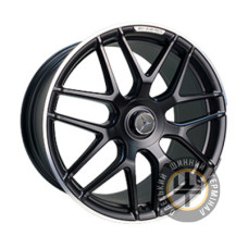 Replica MR250 10x21 5x112 ET28 DIA66.6 Черный с дымкой с полированным ободом