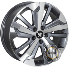 Zorat Wheels BK5837 7x16 5x108 ET40 DIA65.1 Black polished (Черный с полированной лицевой частью)