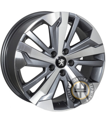 Zorat Wheels BK5837 7x17 5x108 ET40 DIA65.1 Black polished (Черный с полированной лицевой частью)