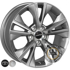 ZF TL0356 7.5x18 5x114.3 ET30 DIA60.1 Gun metal full polish (Темно-серый с полированным ободом)