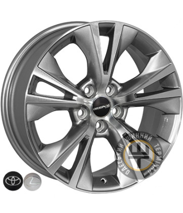 ZF TL0356 7.5x18 5x114.3 ET30 DIA60.1 Gun metal full polish (Темно-серый с полированным ободом)