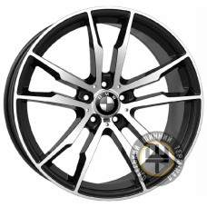 Sportmax Racing SR-9413 11x20 5x120 ET37 DIA74.1 Черный с металиком полированное лицо