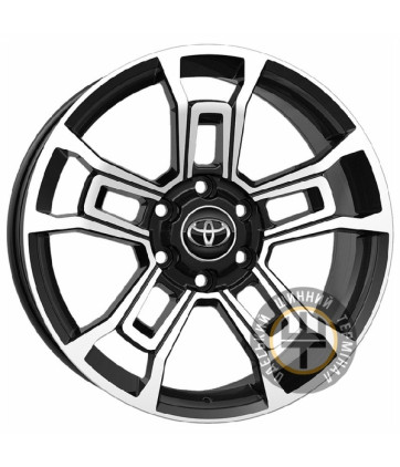 Sportmax Racing SR-9430 8.5x20 6x139.7 ET25 DIA0 Черный с металиком полированное лицо