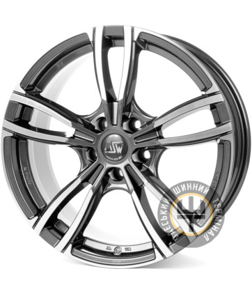 MSW 73 8.5x19 5x120 ET47 DIA72.6 Graphite Face Polished (Графитовый с полированной лицевой частью)