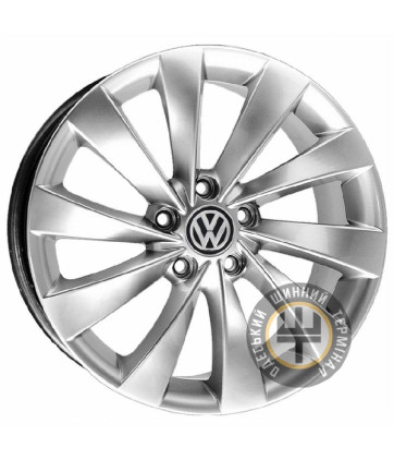 Replica CT1320 7.5x17 5x112 ET45 DIA57.1 Hyper Silver (Cупер серебро)