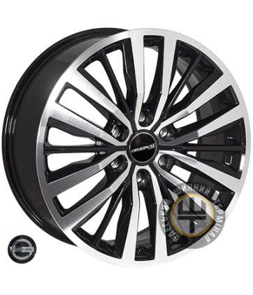 JH H781 8x20 6x139.7 ET35 DIA78.1 Черный с алмазной механической обработкой лицевой поверхности