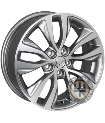 JH H842 6.5x16 5x105 ET44 DIA56.6 Gun metal full polish (Темно-серый с полированным ободом)