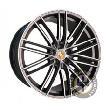 Replica PR897 10x21 5x112 ET20 DIA66.45 Gun metal full polish (Темно-серый с полированным ободом)