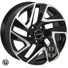 Zorat Wheels BK5025 7x17 5x114.3 ET45 DIA64.1 Black polished (Черный с полированной лицевой частью)