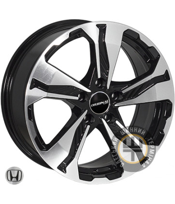 Zorat Wheels BK5520 7.5x17 5x114.3 ET45 DIA64.1 Black polished (Черный с полированной лицевой частью)