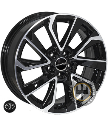 Zorat Wheels BK5463 6.5x16 5x100 ET39 DIA54.1 Black polished (Черный с полированной лицевой частью)
