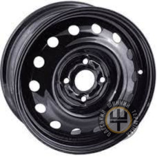 Steel Trebl 53A35D 5.5x14 4x100 ET35 DIA57.1 Black