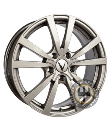 K7 K-107 7x17 5x105 ET38 DIA56.6 Черный с полированной лицевой частью