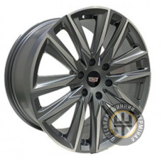 Replica FORGED CA211095 9x20 6x139.7 ET24 DIA78.1 матовый серый с алмазной механической обработкой лицевой поверхности