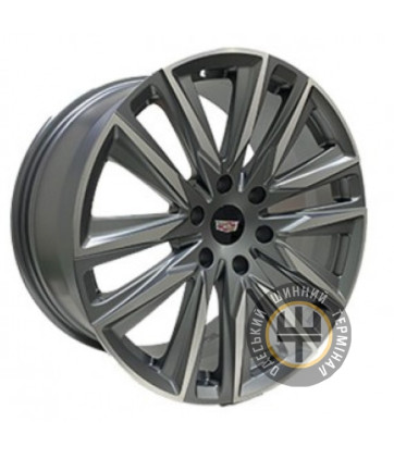 Replica FORGED CA211095 9x20 6x139.7 ET24 DIA78.1 матовый серый с алмазной механической обработкой лицевой поверхности