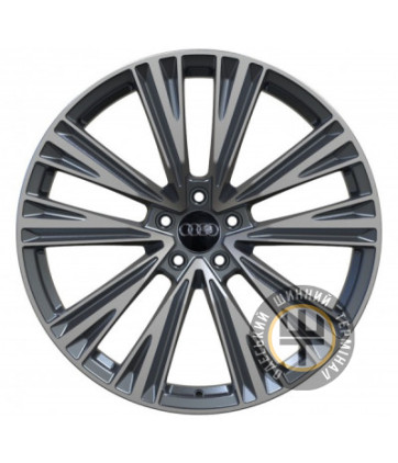Replica FORGED A2110280 8.5x21 5x112 ET43 DIA66.5 матовый серый с алмазной механической обработкой лицевой поверхности