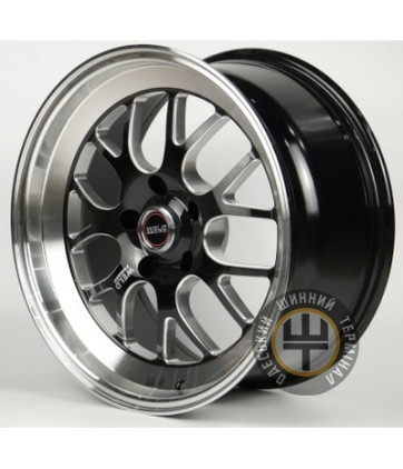 CAST WHEELS CW7009 8.5x18 5x120 ET25 DIA72.6 Black Machining Lip Miling