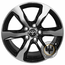 Replica TOYOTA CT-2383 7x17 5x114.3 ET42 DIA60.1 Серый, полированные спицы и обод