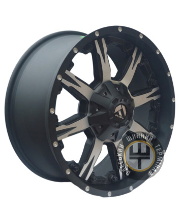 ZF TL8141 9x20 6x135 ET18 DIA110.1 Matt Black Machine Face (Черный матовый с полировкой)