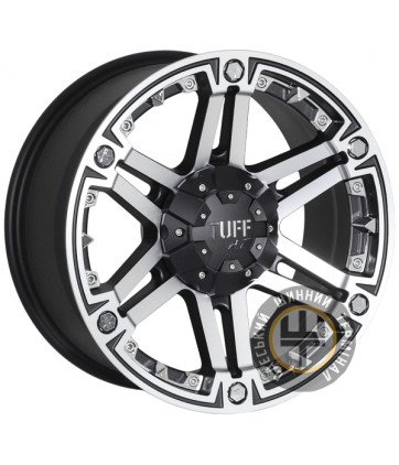 ZF TL6119 9x18 5x114.3 ET10 DIA71.6 matt black red lip