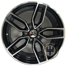 Replica Audi CT-1027 7.5x17 5x112 ET40 DIA66.6 Серый, полированные спицы и обод