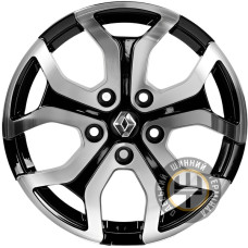 Replica RN896 6.5x16 5x114.3 ET50 DIA66.1 Gloss Black Machined Face (Черный глянцевый полированное лицо)