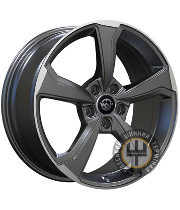 WSP Italy AUDI (WD005) Formentera 7x18 5x112 ET43 DIA57.1 Gloss_Black_Polish (Черный глянцевый с полированной лицевой порверхностю)