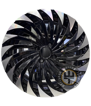 ZF 6247 6.5x16 5x114.3 ET35 DIA67.1 Черный с алмазной механической обработкой лицевой поверхности