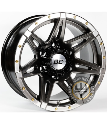 GT LGS02 8x15 6x139.7 ET0 DIA110.5 Hyper black (Насыщенный черный, иногда темно-серебристый)