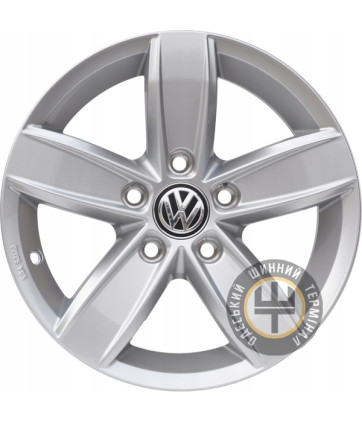 Volkswagen OEM 5G0071495A 6x15 5x112 ET43 DIA57.1 Silver (Серебро)