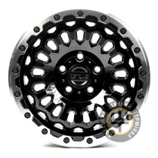 Off Road Wheels OW1710 8.5x17 5x139.7 ET0 DIA77.8 Matt Black Machine Face (Черный матовый с полировкой)
