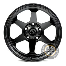 Off Road Wheels OW6147 9x17 5x127 ET0 DIA71.6 Black Matt (Черный матовый)
