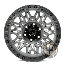 Off Road Wheels OW1705 8.5x17 5x150 ET0 DIA110 Semi_Matt_Black_Machine_Lip