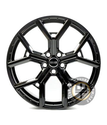 Replica LR892 9.5x22 5x120 ET49 DIA72.6 Shining Black Polish (Блестящий черный с полировкой)