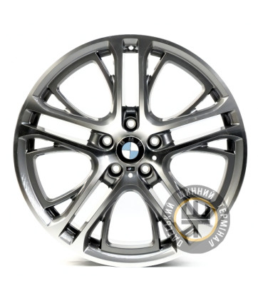 Replica B1948 8.5x20 5x120 ET38 DIA72.6 Gun Metallic - Mirror Face