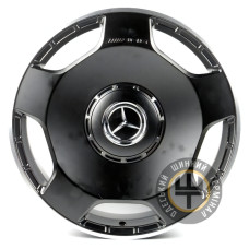 Replica FORGED MR1 11.5x23 5x112 ET47 DIA66.5 Satin black lip polish