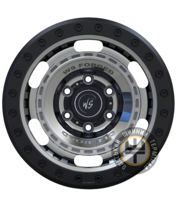 WS FORGED WS-F53 9x17 6x139.7 ET-10 DIA106.1 SATIN_GRAPHITE_LIP_SATIN_BLACK